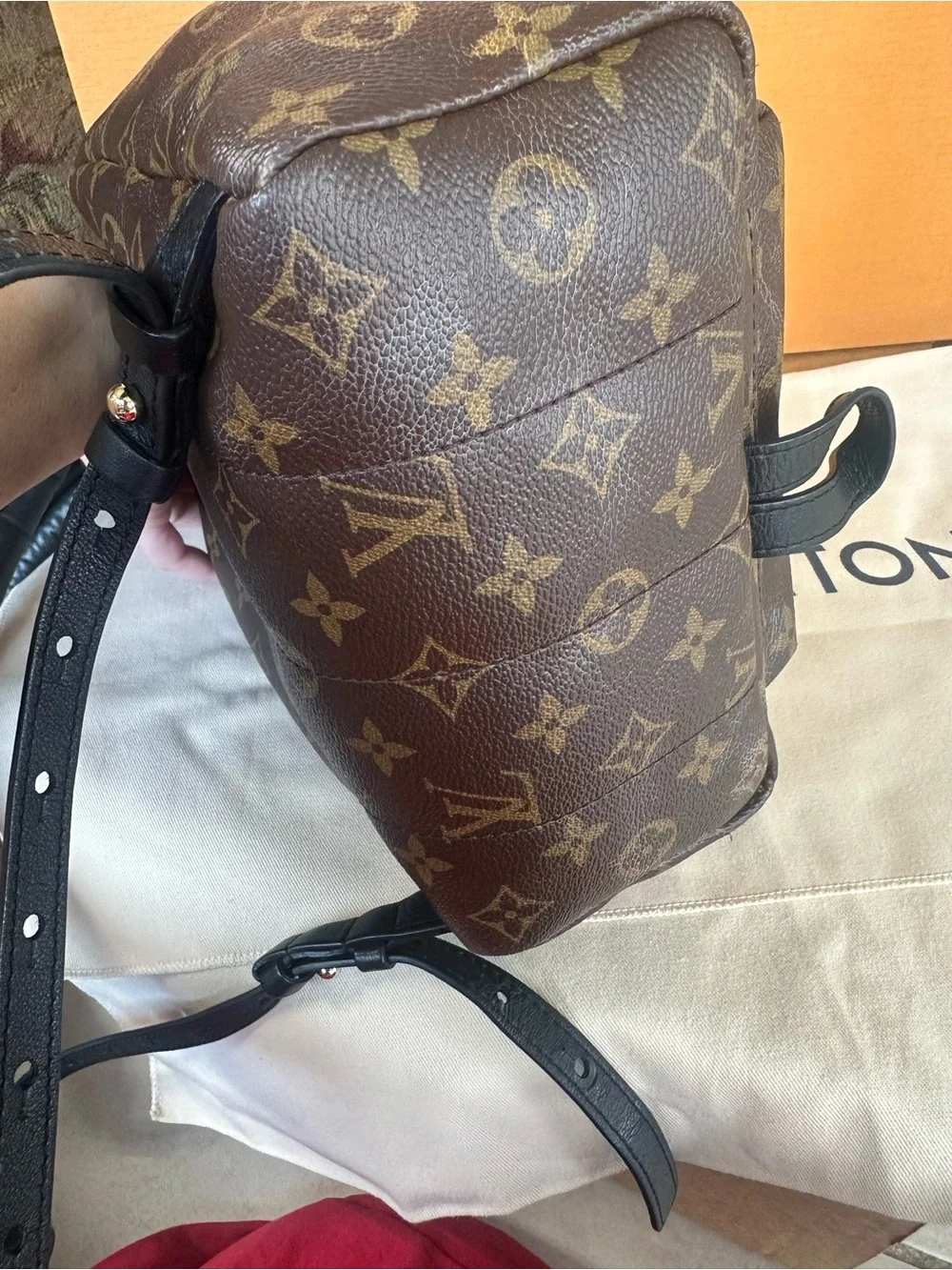 ✨Excellent Condition✨ Louis Vuitton Monogram PM Montsouris Backpack in Brown/Blk